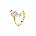 Diamond Pearl Ring